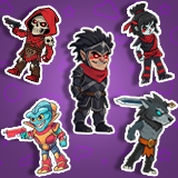 Evil Force 2D Animated Character