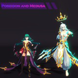 Poseidon and Medusa
