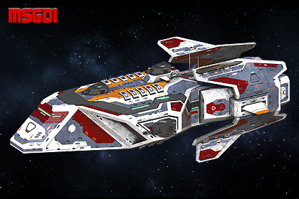 Spaceship Strider Frigate