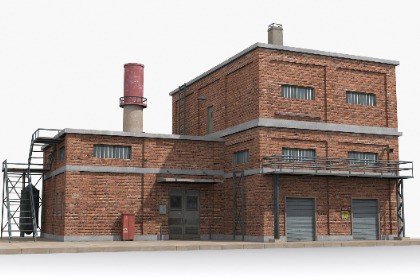 Industrial Factory Building – Variant 26