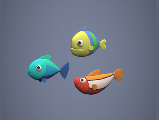 Unity Asset Fish Fish Stylized | Characters | Unity Asset Store
