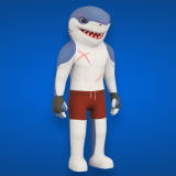 Sharkman Character Mobile Ready