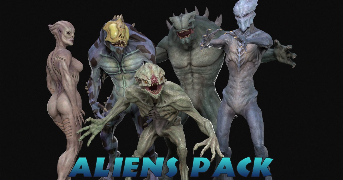 Aliens pack | 3D Creatures | Unity Asset Store