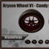 Kryxen Wheel V1 - Candy_Red - Game Ready