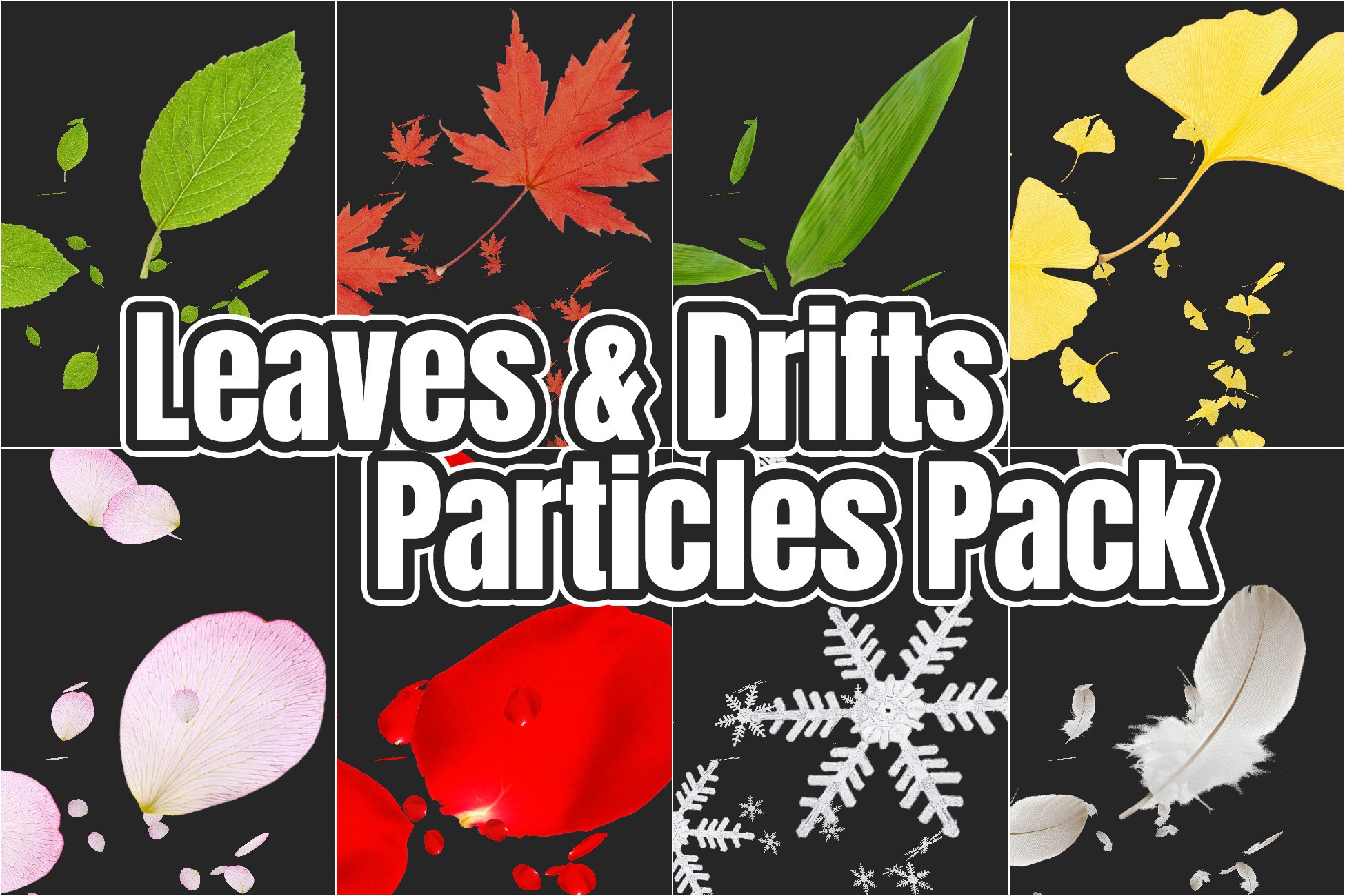 Leaves & Drifts Particles Pack by loloop