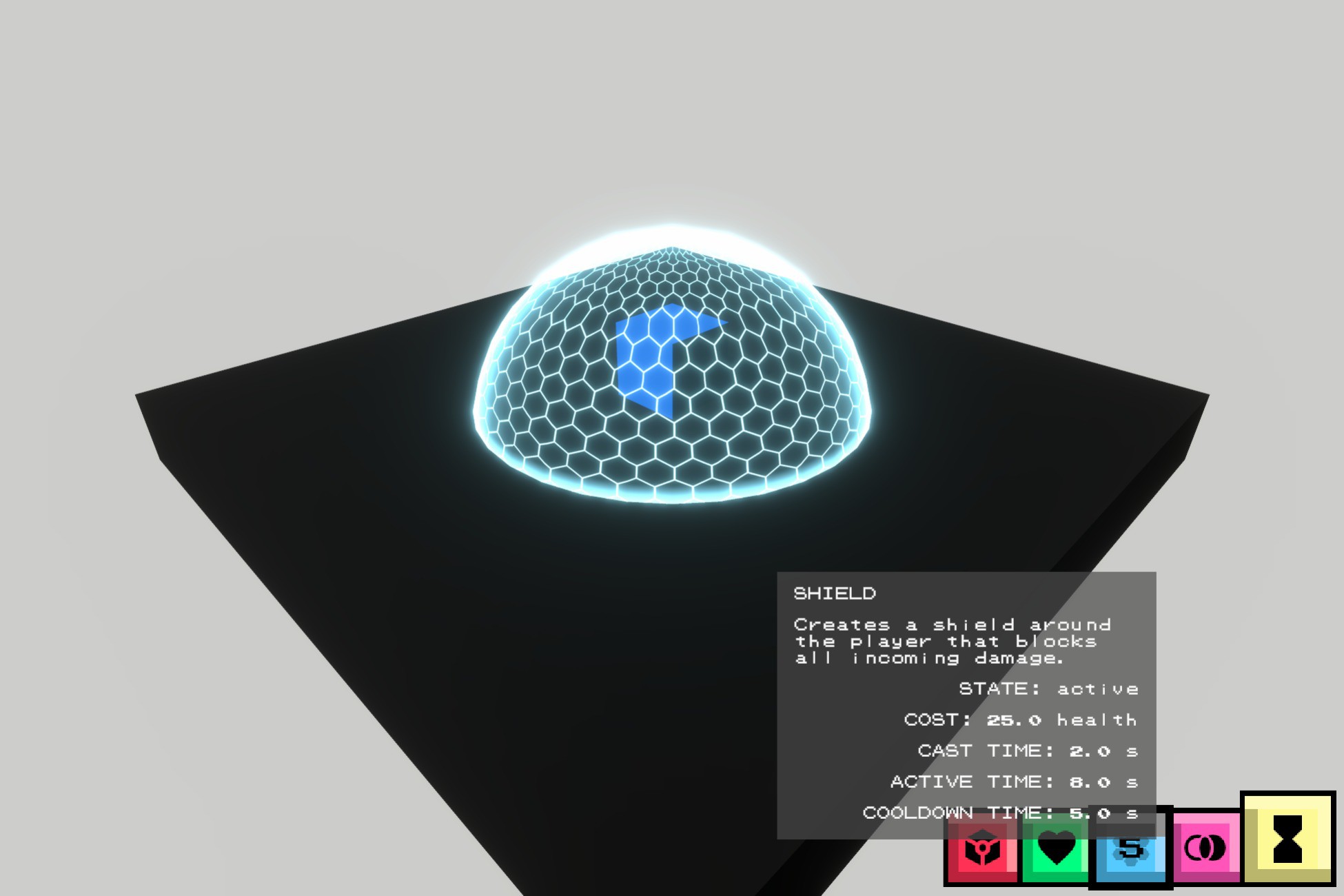 Minimalist Ability System | 3D GUI | Unity Asset Store