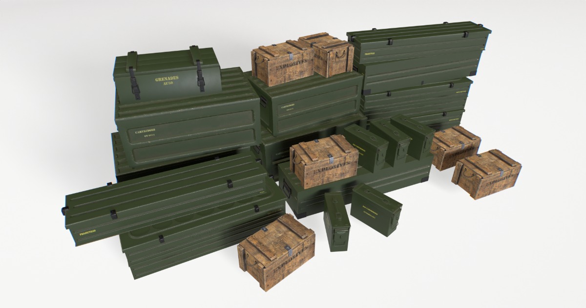 Ammo Box Pack | 3D Props | Unity Asset Store