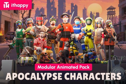 Apocalypse Characters - Modular Animated Pack