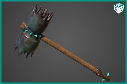 Battle Hammer Dragon Skin URP HDRP Textures