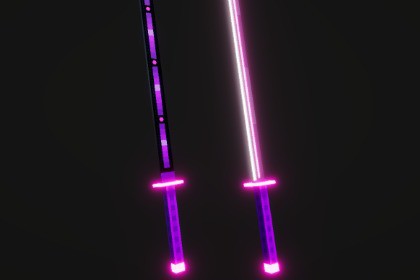 Stylized Voxel Katana