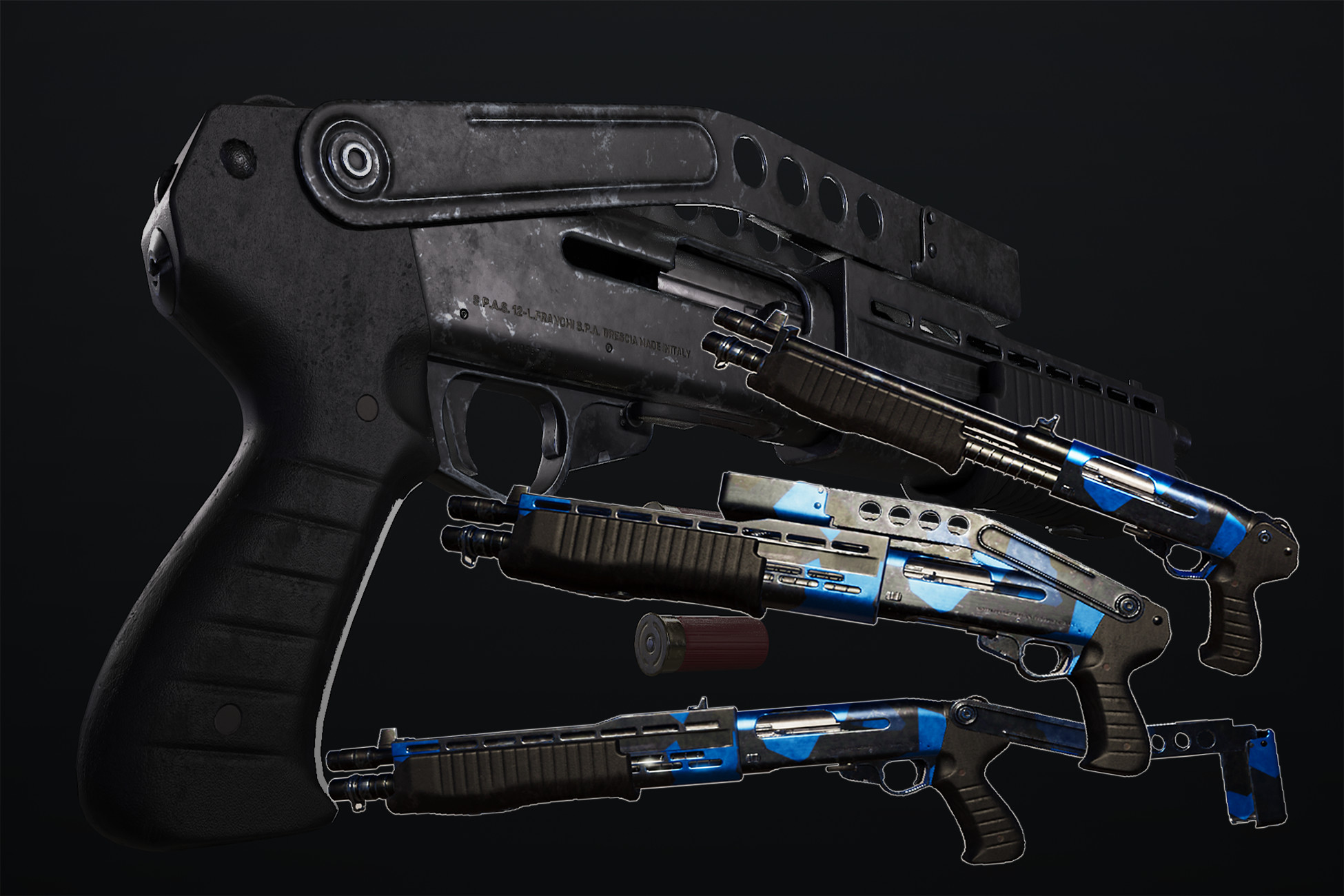 Unity Camo shader + AAA gun 3D Weapons Unity Asset Store