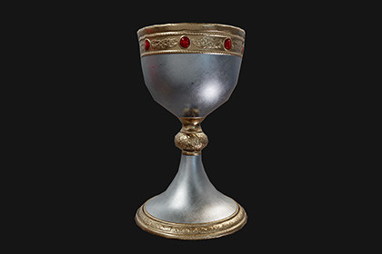 Medieval Ornate Chalice 3D Model