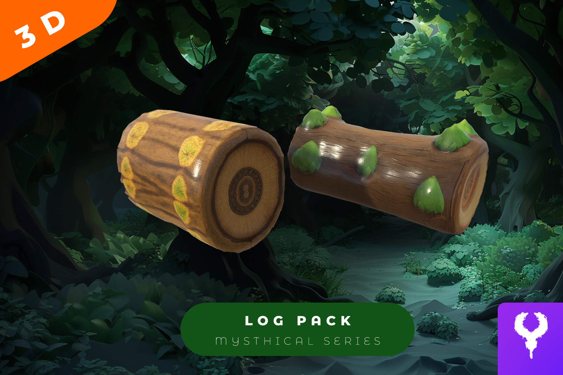 Cartoon Log Pack | 3D Exterior | Unity Asset Store
