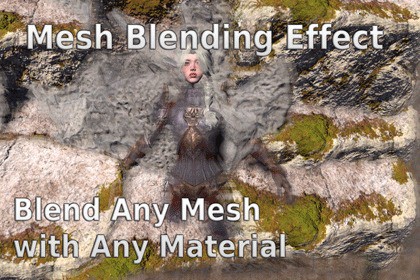 Mesh Blending Effect