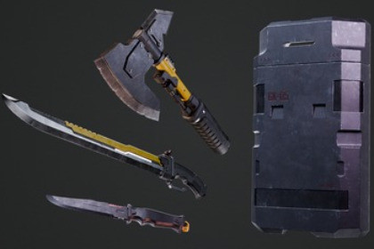 Sci-fi Weapons - Melee Bundle/Pack