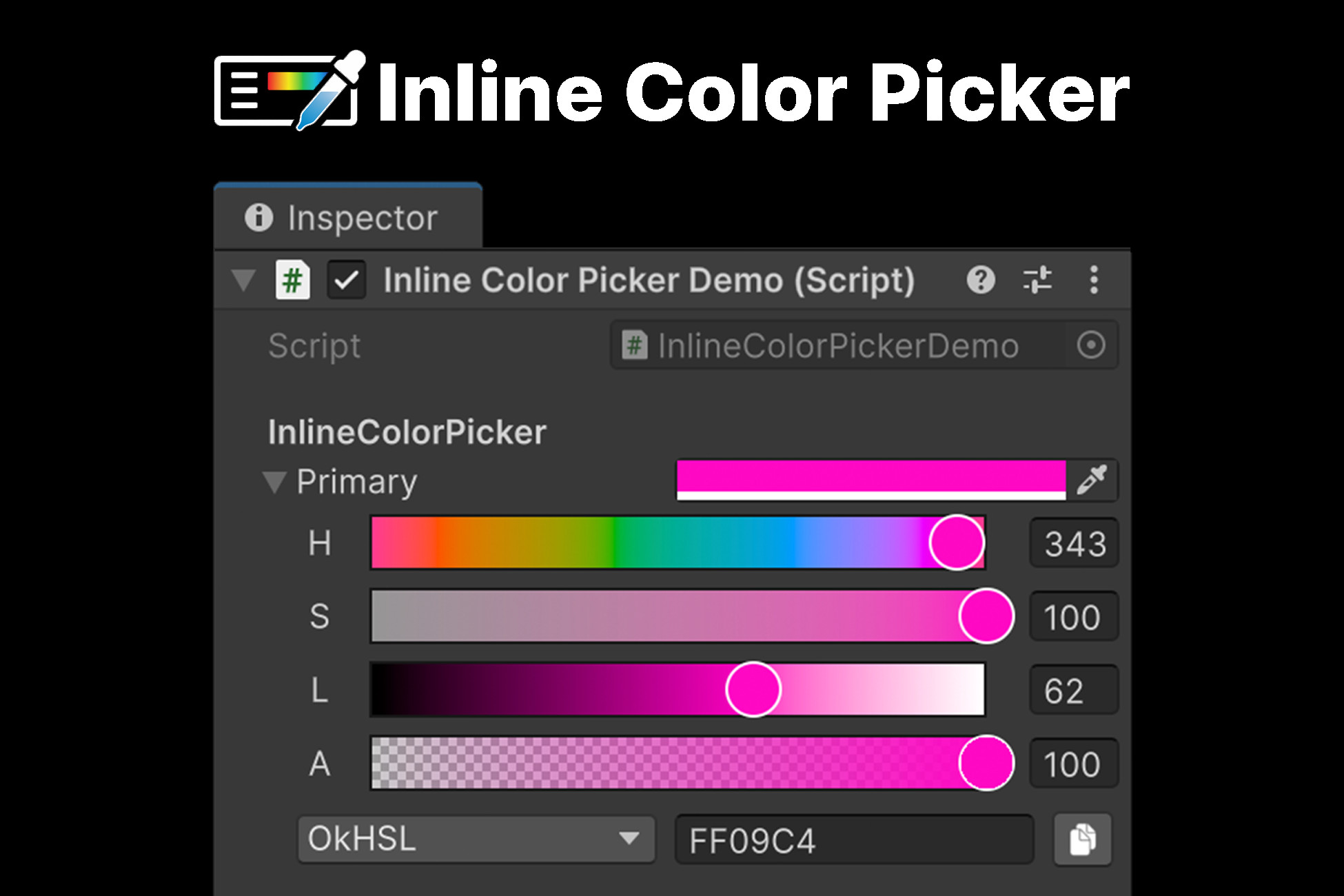 Unity Color Map REUN Inline Color Picker | ユーティリティ ツール | Unity Asset Store