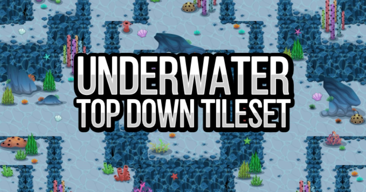 Unity Top Down Box Underwater Top-Down Tileset | 2D 주변환경 | Unity Asset Store