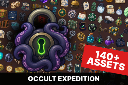 Lovecraftian Maritime Occult Relics Nautical Exploration Icons Pack