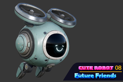 Cute Robot 08 – Future Friends
