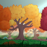 2D Hand-drawn - Modular Forest Asset Pack