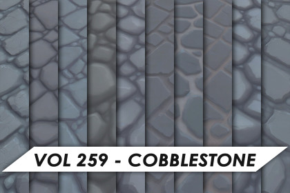 Stylized Textures - Vol 259 - Cobblestone