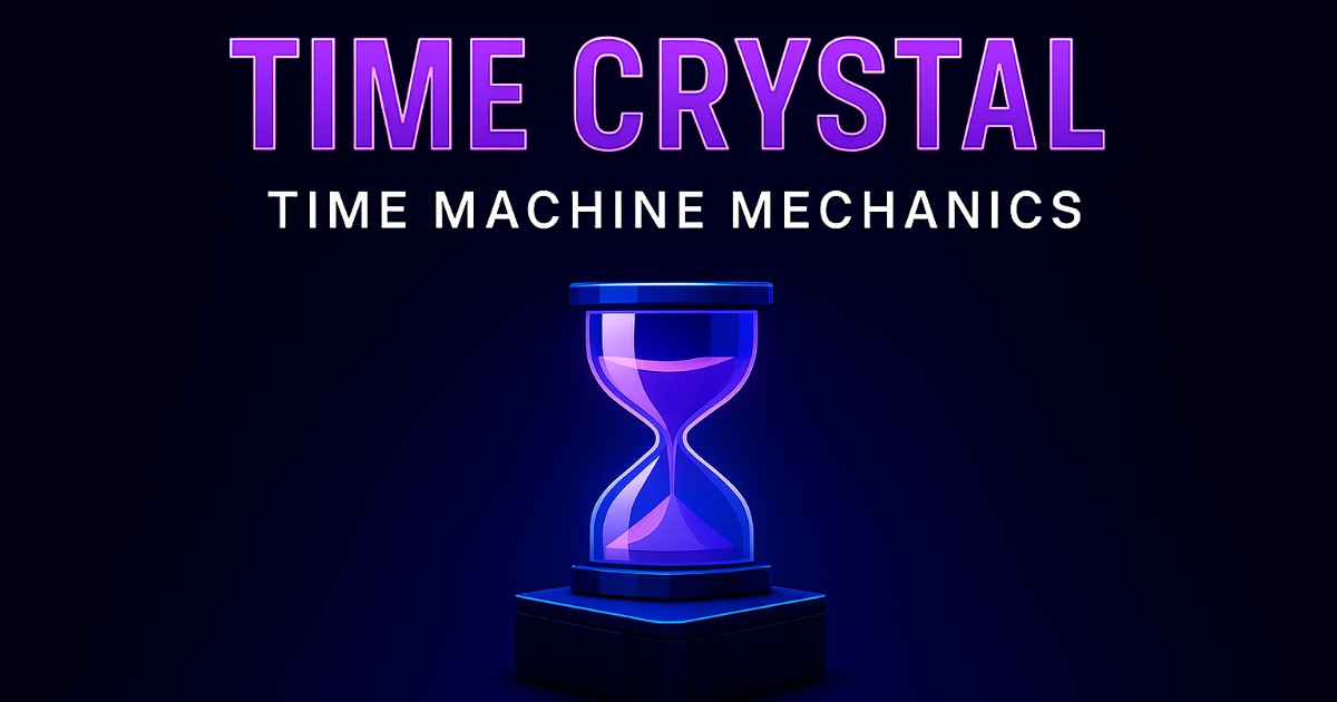 Time Crystal | Crystal Save Time Machine Mechanics | Game Toolkits ...