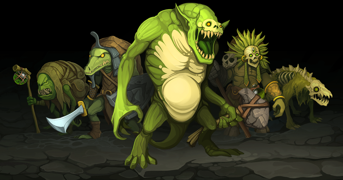 Swamp Spell Swamp Creatures 02 | 2D Characters | Unity Asset Store