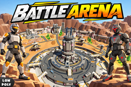 LowPoly Sci-Fi Battle Arena