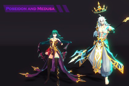 Poseidon and Medusa