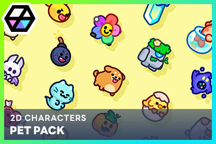 2D Characters - Pet Pack