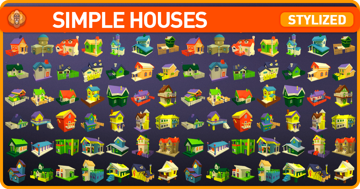 Simple Unity House Simple Houses | 3D Environments | Unity Asset Store