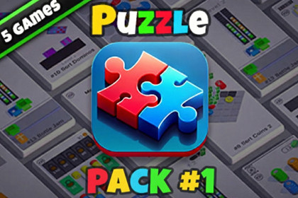 HyperCasual - Puzzle Game Engine Pack #1 - 5 Game Templates