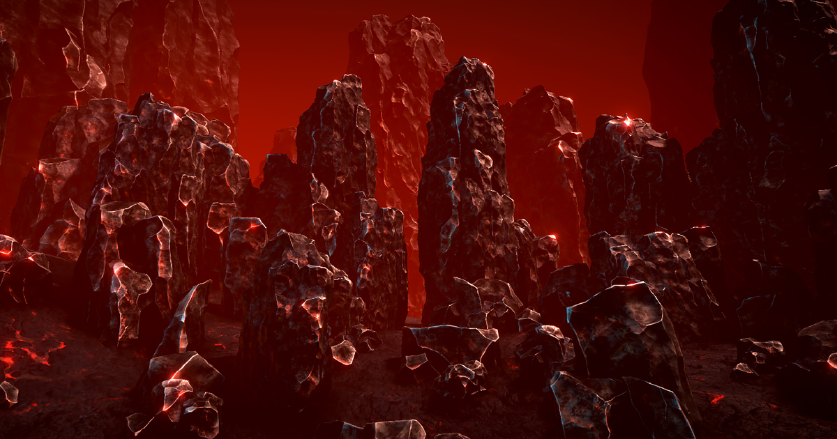 Obsidian rocks | 3D 풍경 | Unity Asset Store