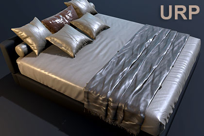 PBR Bed 12 – URP Ready 3D Asset Demo