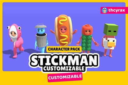 Hypercasual Customizable Stickman