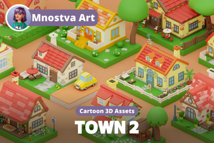 Cartoon Town Islands / Exteriors 2