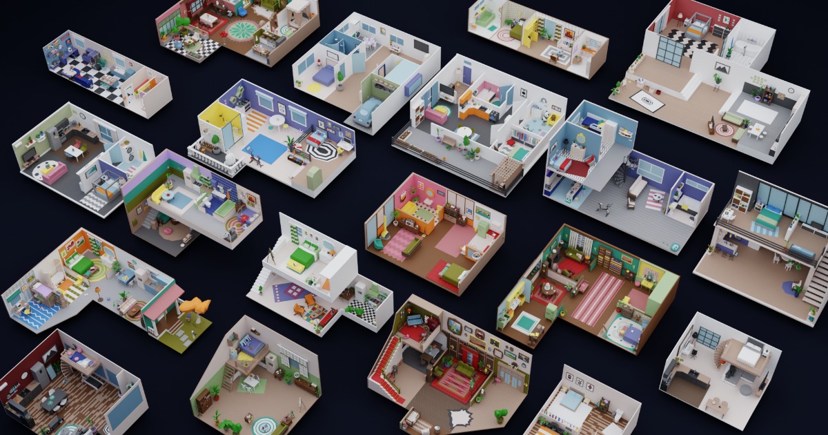Mega Pack Apartments Interiors | 3D Environments | Unity Asset Store