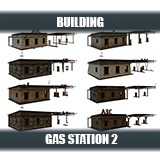 Abandoned Apocalyptic Gas Station