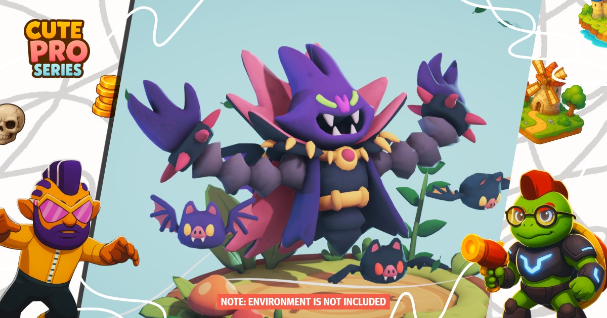 Bat Evolution Pack Cute Pro Series | 3D Creatures | Unity Asset Store
