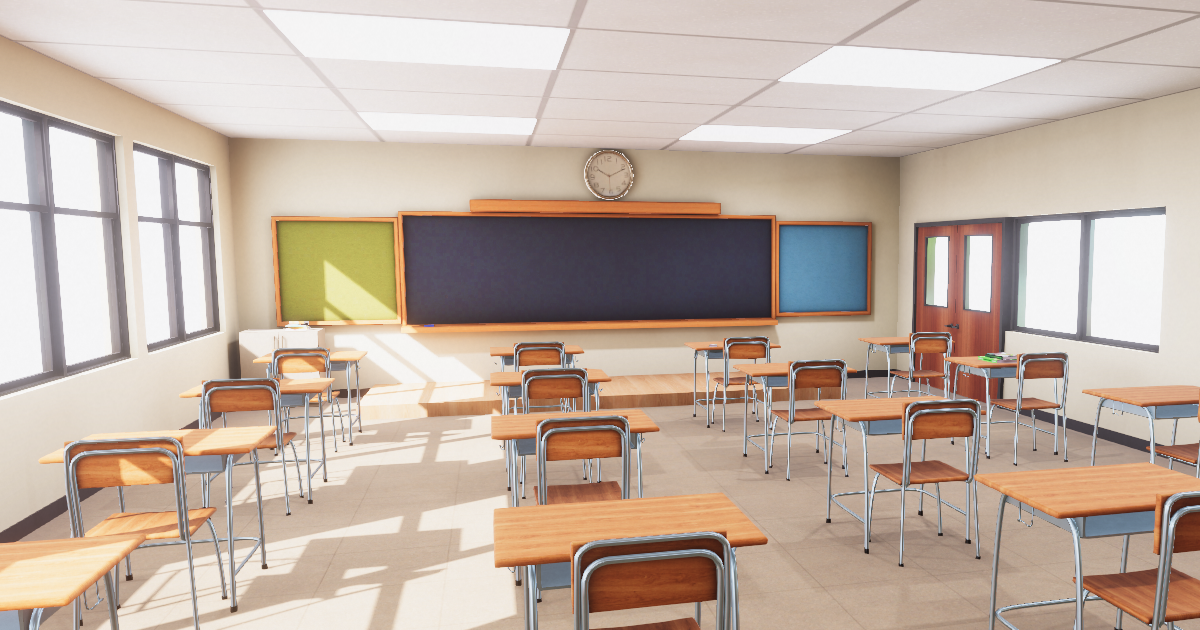 Unity Classroom Design Classroom Interior | 3D Environments | Unity Asset Store