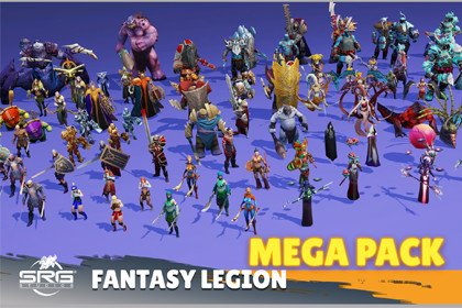 Fantasy Legion - 3D Character Mega Pack