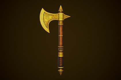 Golden Axe - Game Ready Weapon