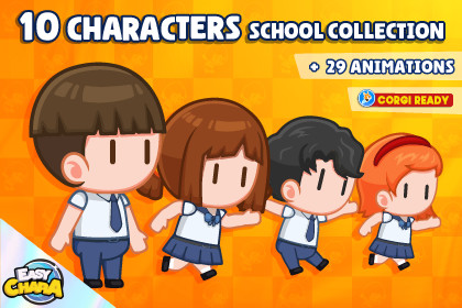 Easy Chara – School 2D Character Collection