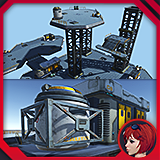 Sci-Fi Modular Space Base Location