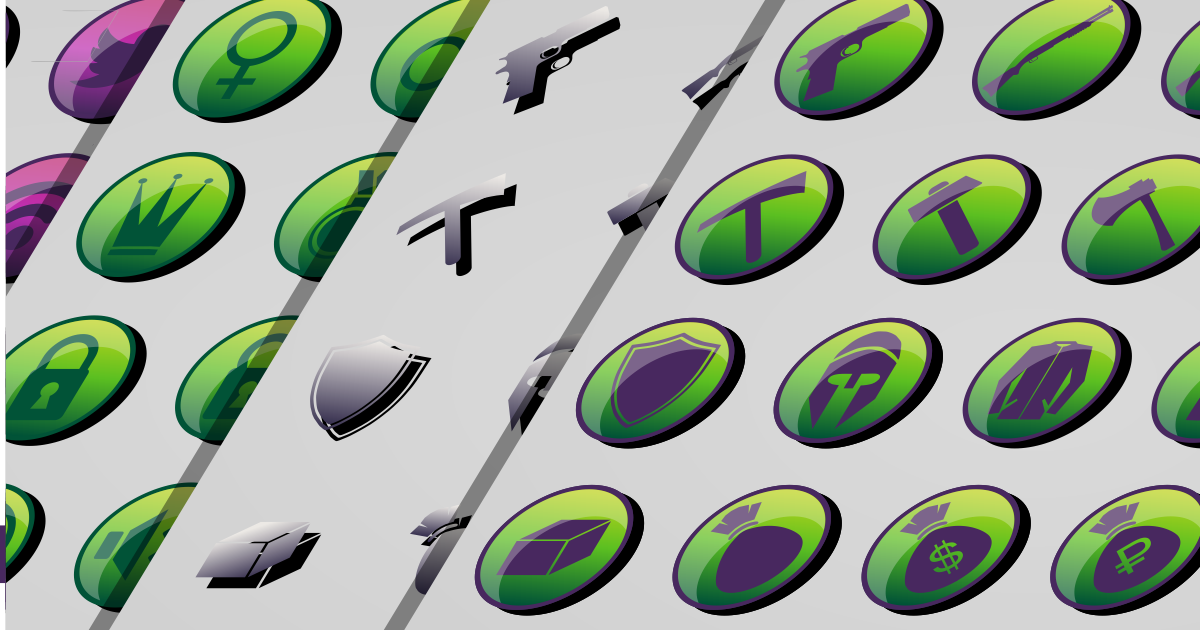 Button and icon | 2D Icons | Unity Asset Store