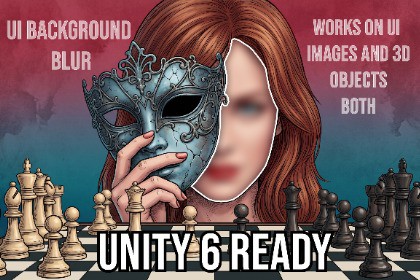 UI Background and 3D Blur - ( URP Supported ) - For Unity 6