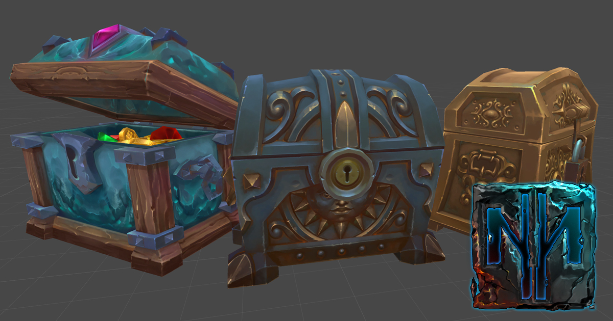 Fantasy chests | 3D Props | Unity Asset Store