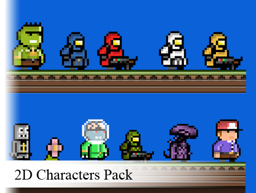 2d Pixel Character Example 2D Characters Pixel Art Pack | 2D Characters | Unity Asset Store