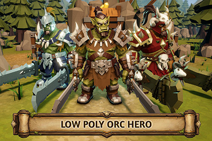 Low Poly Orc Hero