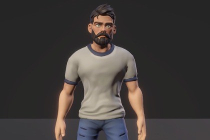 Stylized Player Character (Free)